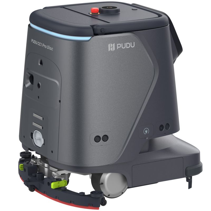 Robot autolaveuse professionnel à double disque PUDU CC1 PRO DISC