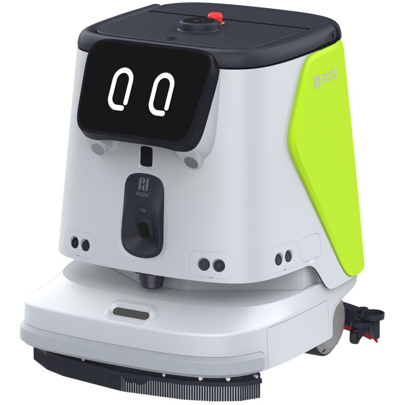Robot autolaveuse professionnel à double disque PUDU CC1 PRO DISC