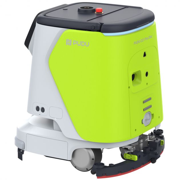 Robot autolaveuse professionnel à double disque PUDU CC1 PRO DISC