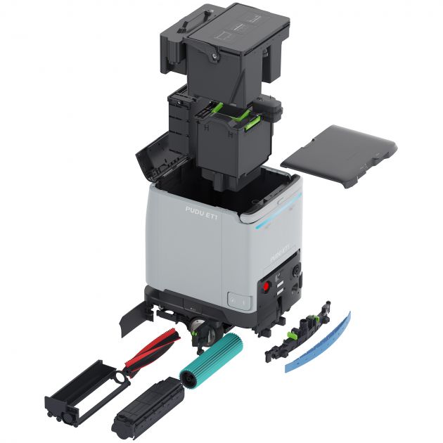 Robot autolaveuse professionnel compact 4en1 PUDU ET1