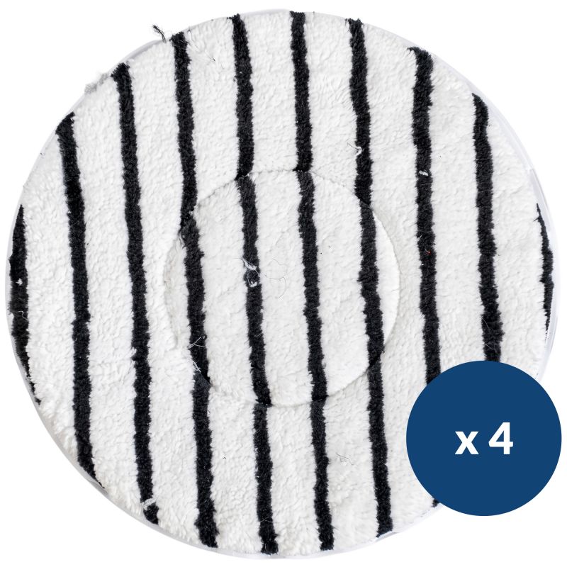 Lot de 5 disques microfibres double face monobrosse