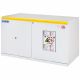 Armoire basse de sécurité pour produits inflammables coupe feu 90 min 2 portes