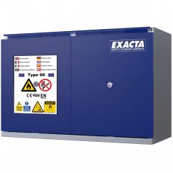 Armoire basse stockage batterie lithium coupe feu 90 minutes 2 portes
