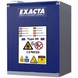 Armoire de sécurité comptoir pour stockage et recharge de batterie lithium-ion avec alarme