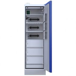 Armoire de sécurité haute pour batterie lithium-ion avec 6 cases