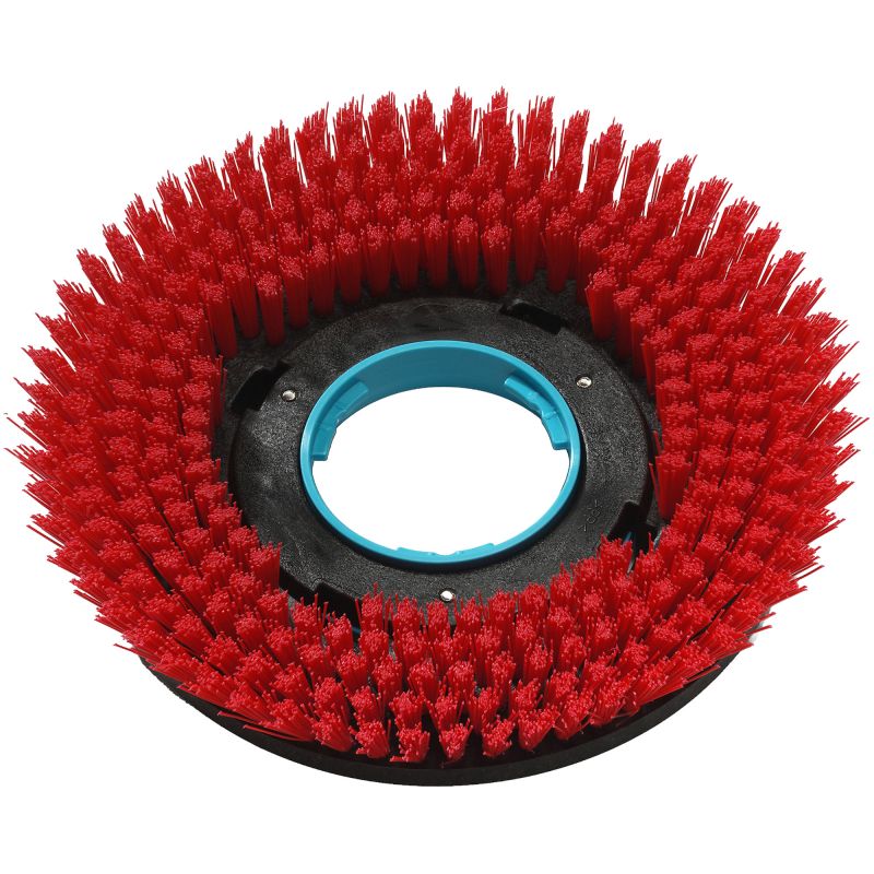 Brosse rouge à poils durs pour autolaveuse I-MOP Lite x2
