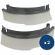 Bavettes anti-éclaboussures pour autolaveuse compacte autotractée I-MOP XL Plus x2