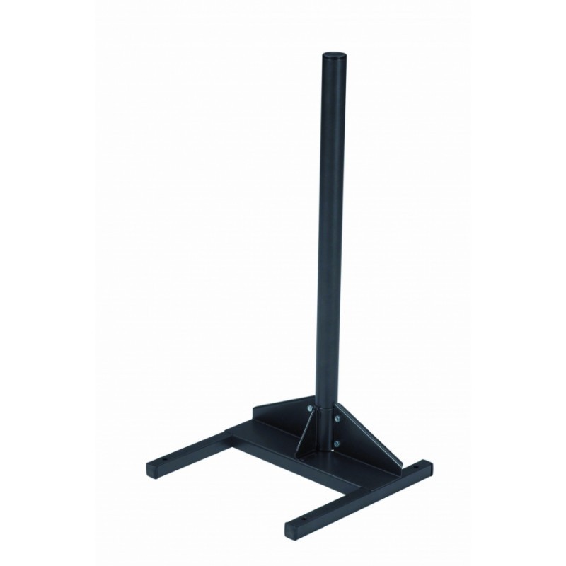 Support sac poubelle sans couvercle avec poteau sur socle Rossignol