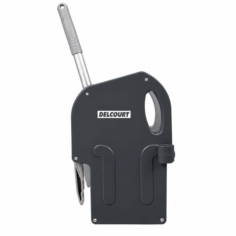 Chariot de ménage 4 seaux avec presse et support de sac 120 L