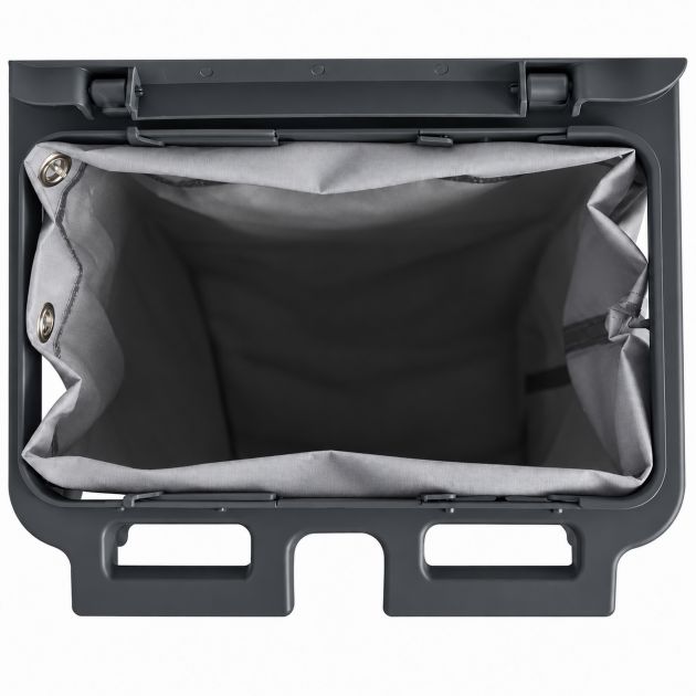 Chariot de ménage 4 seaux avec presse et support de sac 120 L