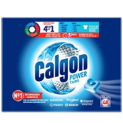 Anticalcaire lave-linge poudre 4 en 1Calgon - boîte de 48 doses