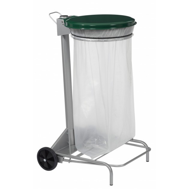 Support sacs poubelle tri sélectif 110 L Rossignol vert Support sacs poubelle tri sélectif 110 L Rossignol vert