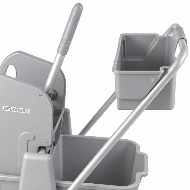 Chariot de ménage 2 seaux avec presse à mâchoires