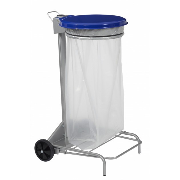 Support sacs poubelle tri sélectif 110 L Rossignol bleu Support sacs poubelle tri sélectif 110 L Rossignol bleu