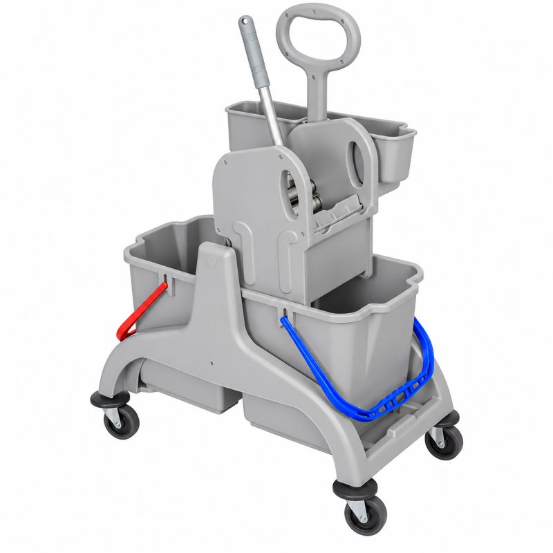 Kit Chariot de lavage double seau