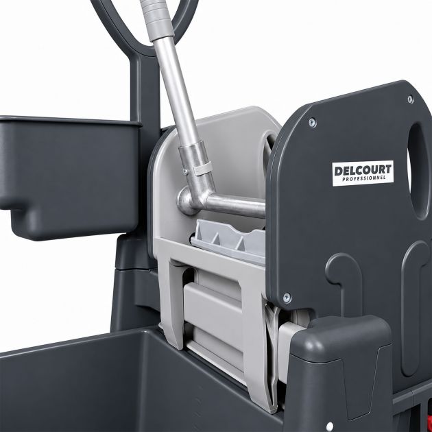 Chariot de ménage 2 seaux avec presse à mâchoires 2x18 L