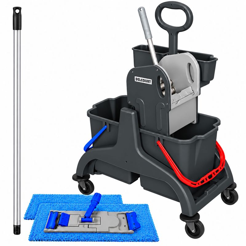 Kit Chariot de lavage double seau