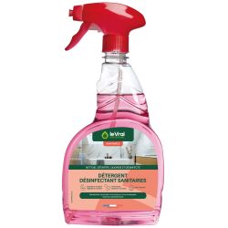 Spray détergent désinfectant sanitaires le Vrai Professionnel