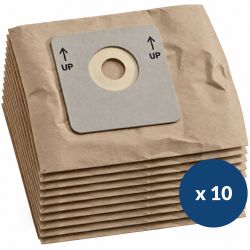 Sac aspirateur papier pour MP 1/12 PRO et MP 1/16 SIL x 10