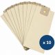 Sac aspirateur professionnel papier SPC Carpet 3 x10