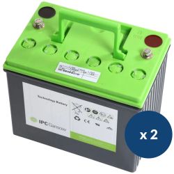 Batterie 12V/74Ah pour autolaveuse CT30 CT45 x2