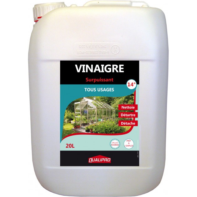 Vinaigre ménager - bidon 5 L, tous les services généraux.