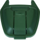 couvercle conteneur poubelle mobile 100 L Rubbermaid vert