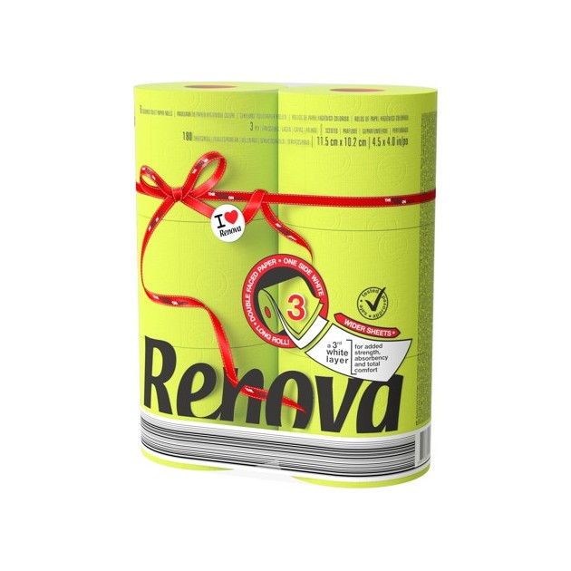 Papier toilette multicolore RENOVA Papier toilette multicolore RENOVA