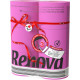 Papier toilette multicolore RENOVA Rose