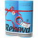 Papier toilette multicolore RENOVA Bleu