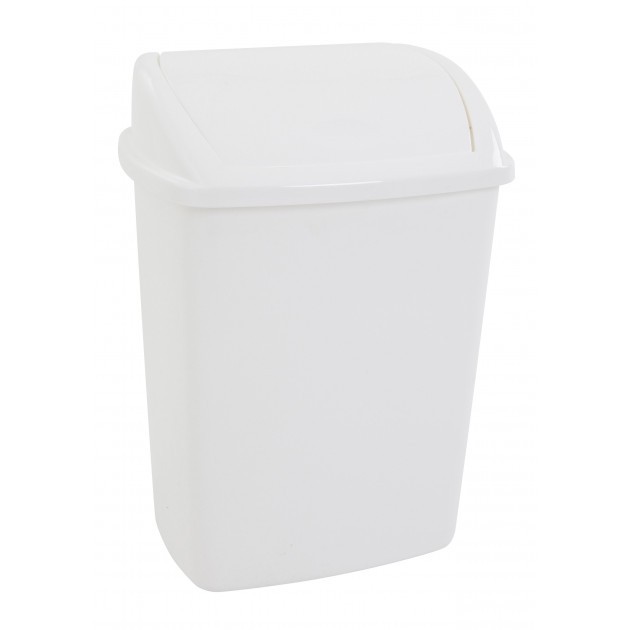 Poubelle en plastique avec couvercle à bascule 26L Poubelle en plastique avec couvercle à bascule 26L