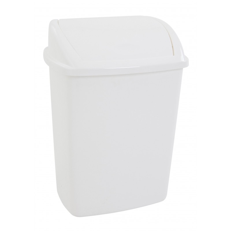 Poubelle en plastique avec couvercle à bascule 26L Poubelle en plastique avec couvercle à bascule 26L