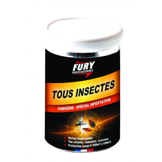 Fumigène insecticide rémanent 2 mois - Lot de 6 boites