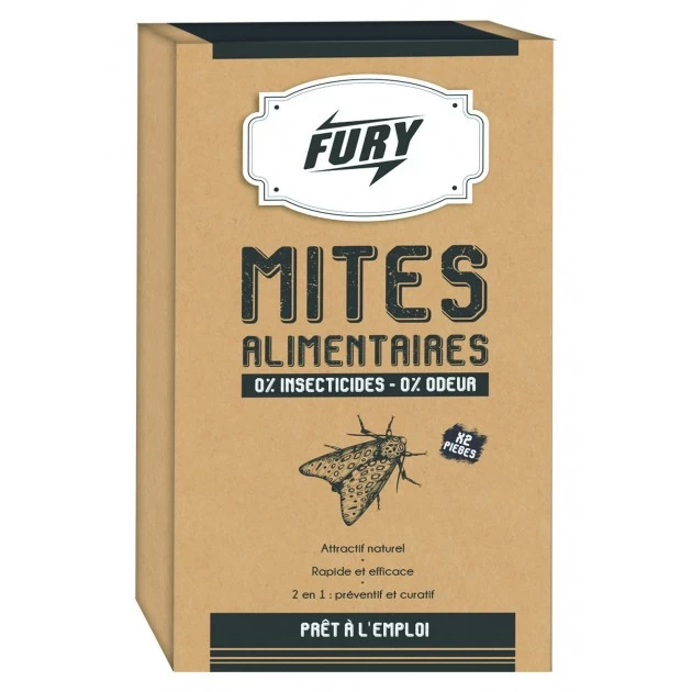 Piège à mites alimentaires écologique - lot de 2