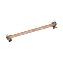 Barre porte rouleaux en bois