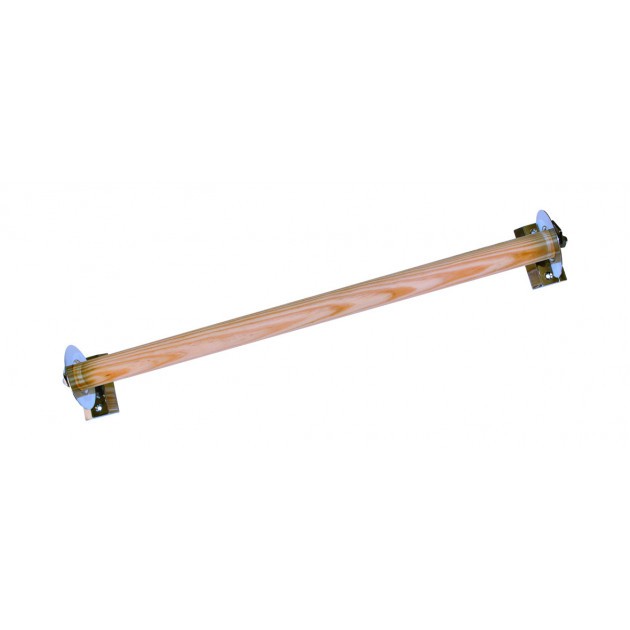 Barre porte rouleaux en bois