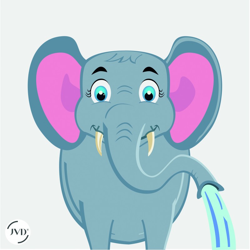 Panier à Linge Bébé Éléphant Bleu en livraison gratuite - Économisez 30%  sur votre commande