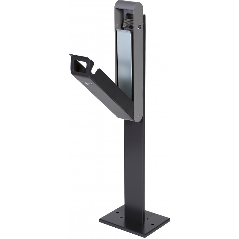 Cendrier extérieur sur pied acier gris fonçé 3 L 