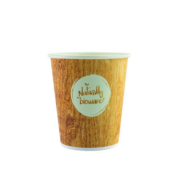 Gobelet carton biodégradable 10 cl Bioware 18 - lot de 80 Gobelet carton biodégradable 10 cl Bioware 18 - lot de 80