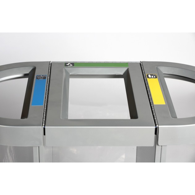 Support sacs de tri sélectif 150 L 3 compartiments Probbax