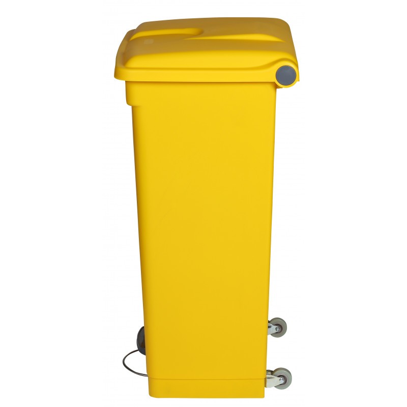 COLLECTEUR 90L HACCP JAUNE Profil