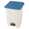 Collecteur de tri sélectif 45L HACCP PROBBAX Blanc/Bleu