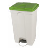 Collecteur de tri sélectif 90L HACCP PROBBAX Blanc/ Vert