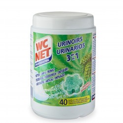 Pastille urinoir désodorisante détartrante 3 en 1 WC NET - boîte de 40