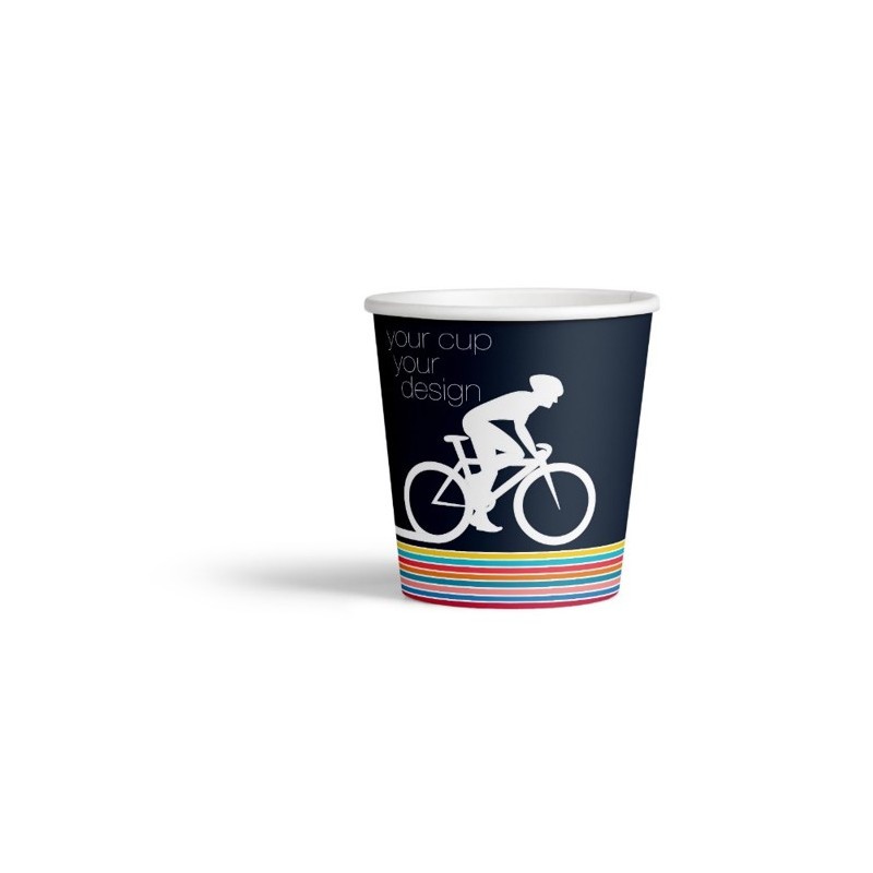 Gobelet carton personnalisés recyclables 10 cl - lot de 1000 Gobelet carton personnalisés recyclables 10 cl - lot de 1000