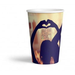 Gobelet carton personnalisés recyclables 20 cl - lot de 1000