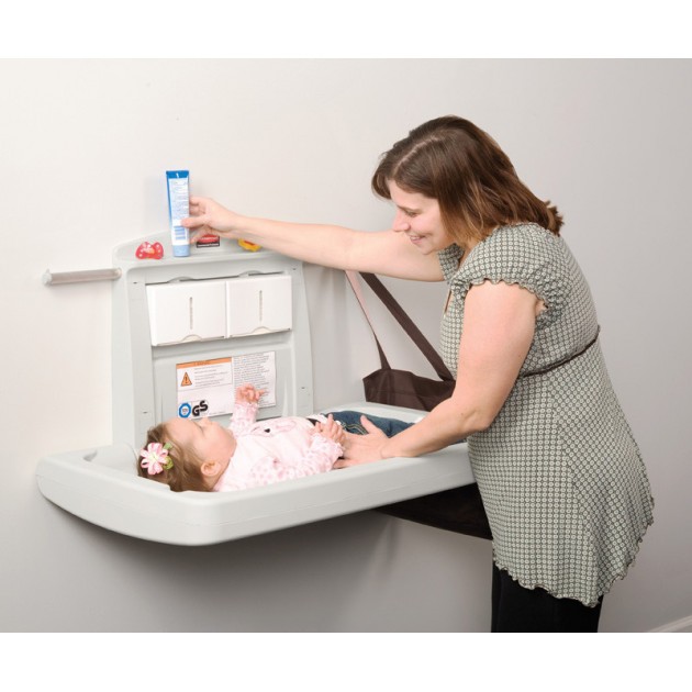 Table à langer horizontale Rubbermaid-illustration