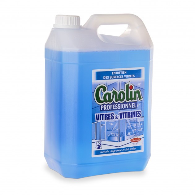 Nettoyant  vitres et vitrines - bidon de 5 L Carolin