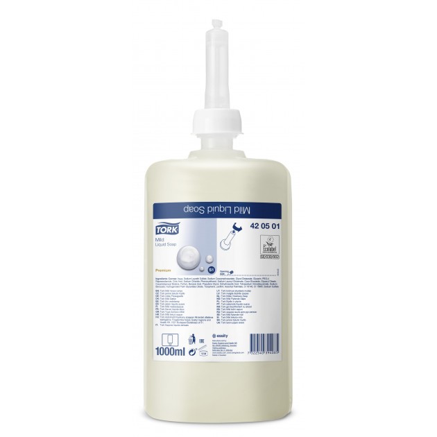 Savon spray liquide parfumé 1 L Tork doux