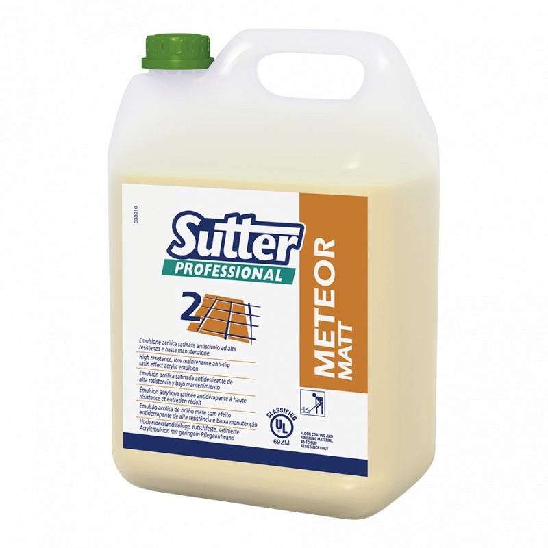 Cire liquide satinée pour sols intérieurs bidon de 5 L Meteor Matt Sutter Cire liquide satinée pour sols intérieurs bidon de 5 L Meteor Matt Sutter